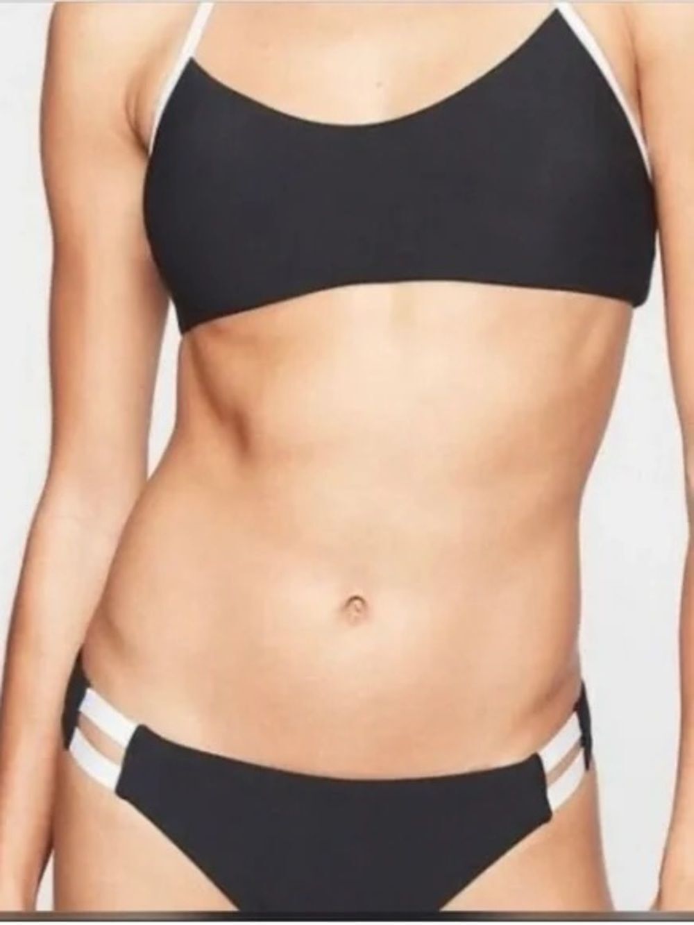 Athleta cloud break ripped bikin size s